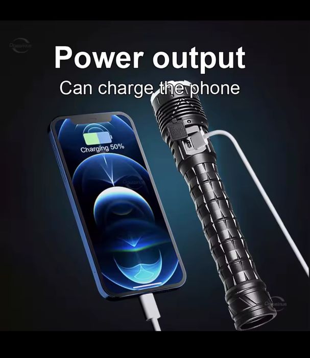 LATARKA TAKTYCZNA o bardzo  dużej mocy .  10000mAH. 3500 m