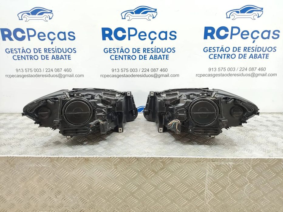 Conjunto Oticas Farois Frontal Frente Esquerda Halogenio Original BMW