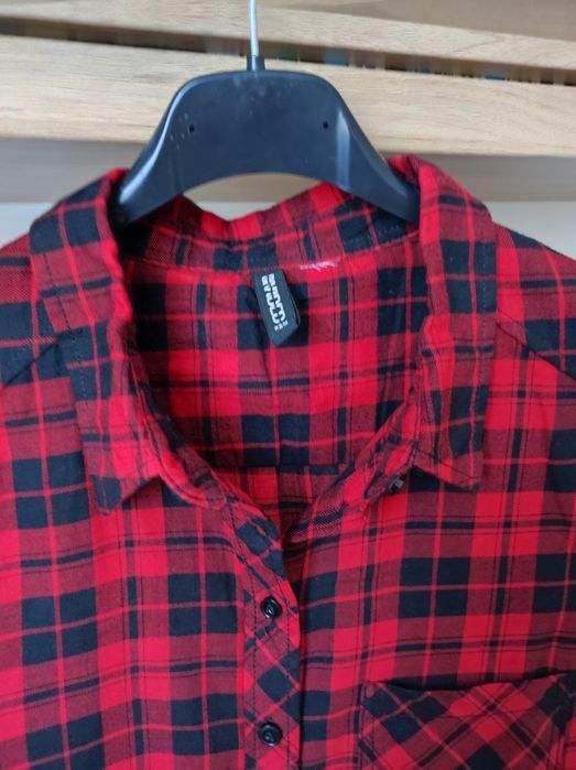 Koszula w kratę XS 34 H&M