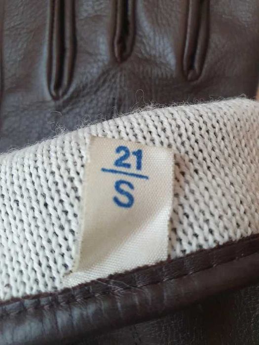 Nowe Rękawiczki Brązowe