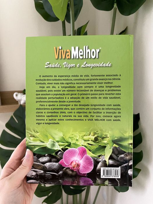 Livro Viva Melhor - Saúde, Vigor e Longevidade - nunca lido