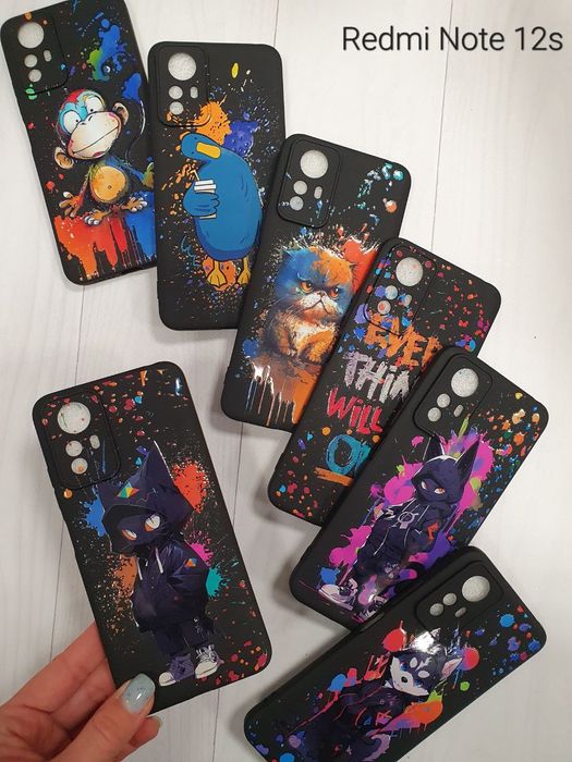 Чохол Силікон Бампер Накладка Xiaomi Redmi 12 C Note 12 s Чехол редми