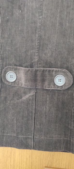 Źakiet sztruks czekoladowy M