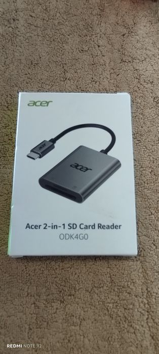 Картридер Acer 2-in-1 USB-C Card Reader (ODK4G0) — Новый