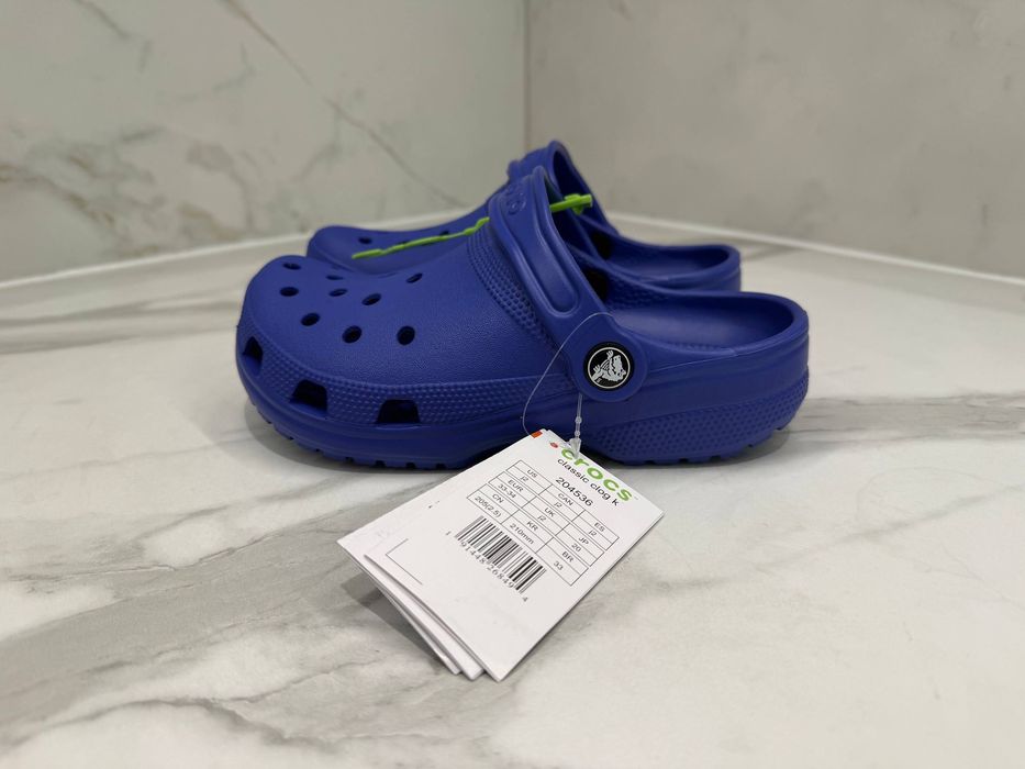 Знижка %/ Дитячі Crocs J2-J3/33-35/рожеві/сині /кроксы детские 33-35