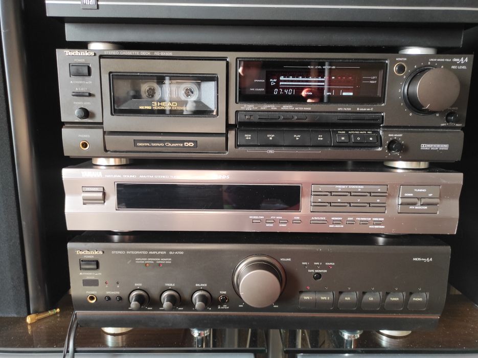 Wzmacniacz Technics su-a700 amplituner Technics sa-ex320 . Sa-ax530