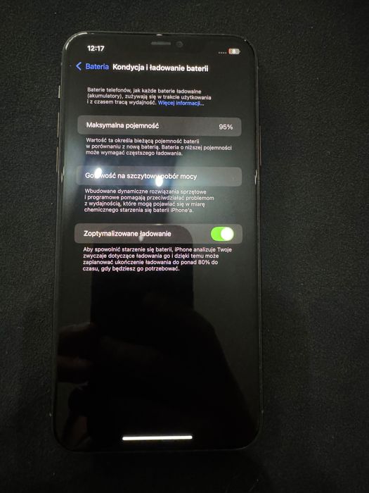 iPhone 11 Pro Max 256gb 95% bat jak nowy