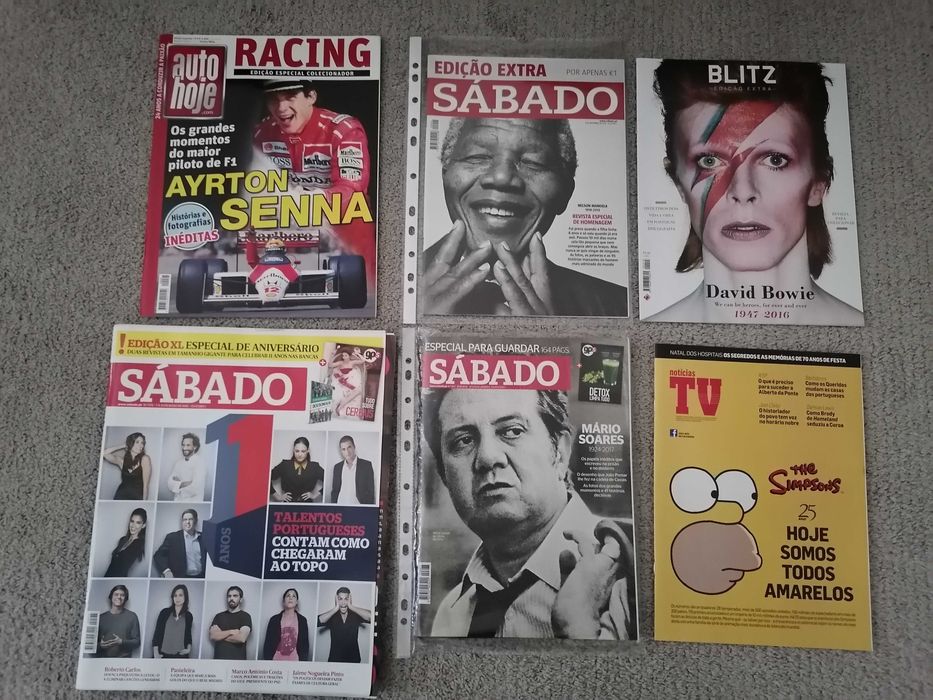 Revistas edições especiais para colecionadores - antigas