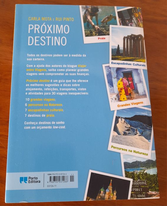 Livro viagem proximo destino