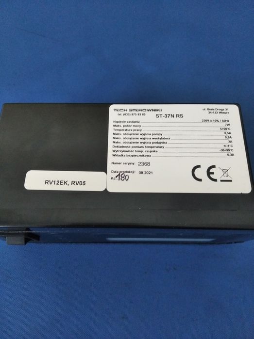 Sterownik kotła pieca st 37 firmy Tech