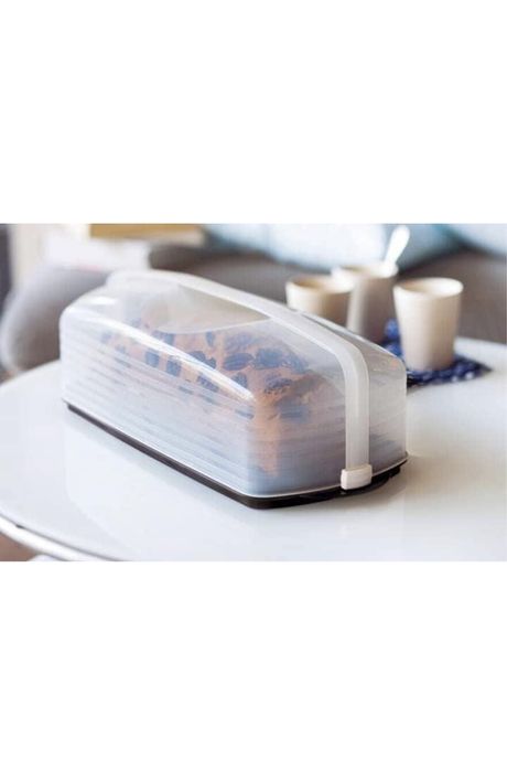 Porta bolos rectângular Tupperware