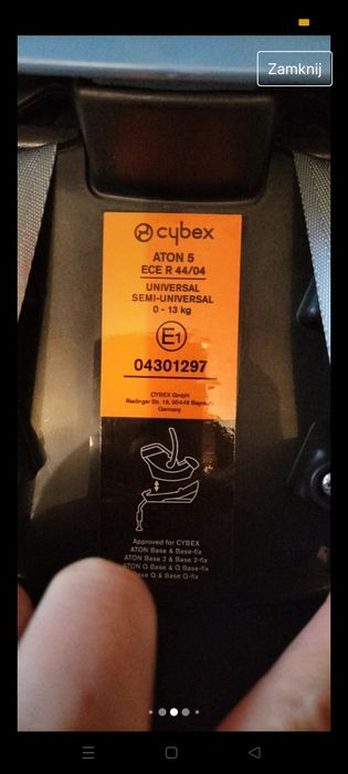 Fotelik samochodowy  Cybex