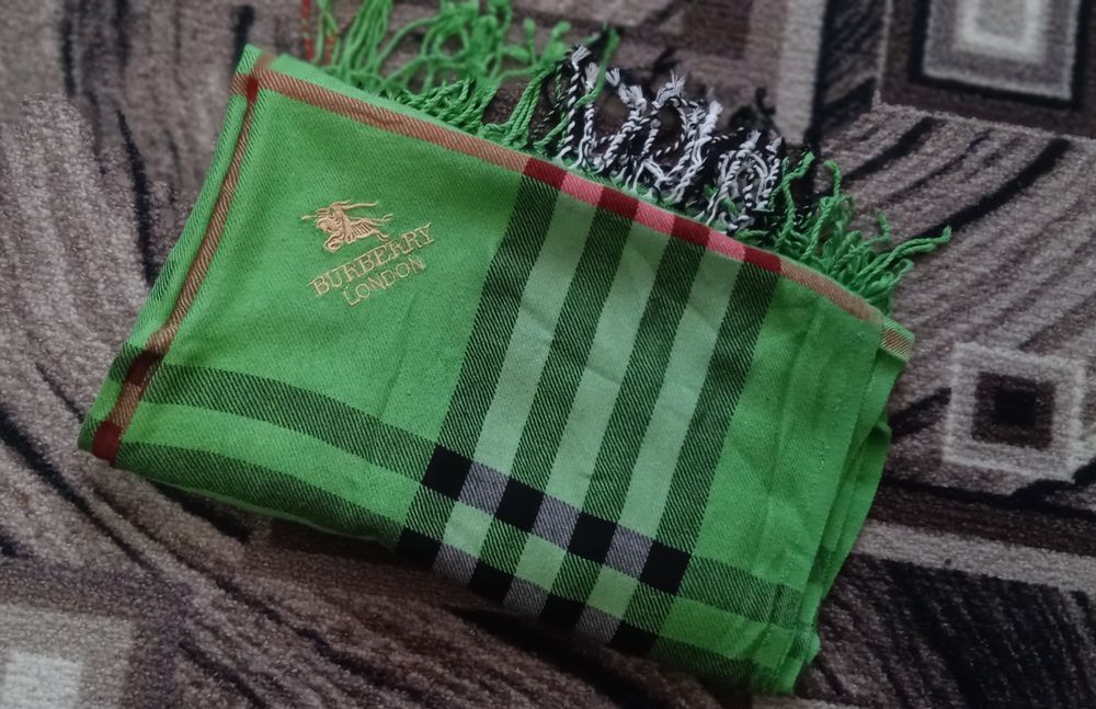 Шарф BURBERRY, шарф барбери лондон зелений
