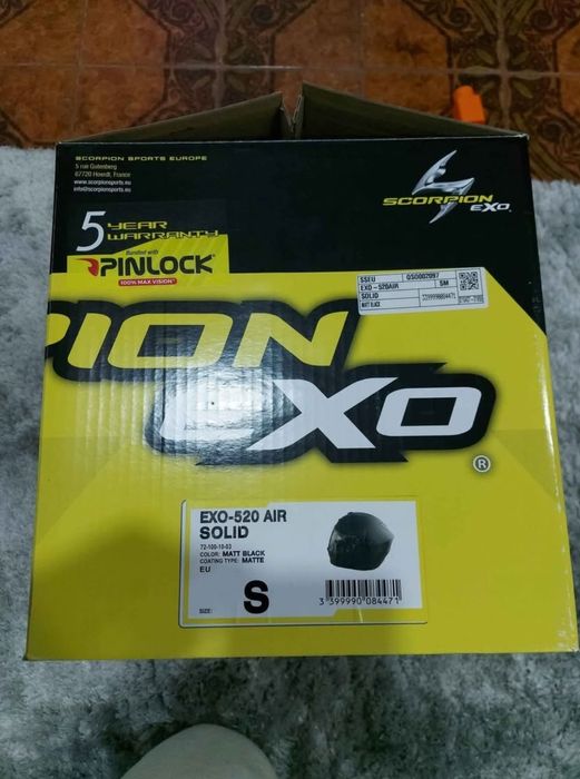 Capacete exo 520 air tamanho S