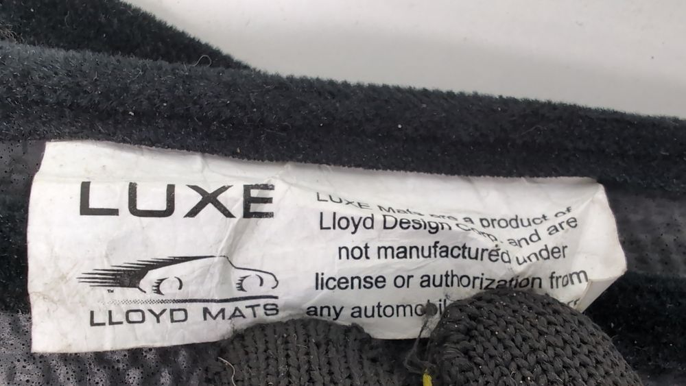 Килимок третього ряду сидінь текстиль Lloyd Mats чорний для Audi Q7 2017-2019