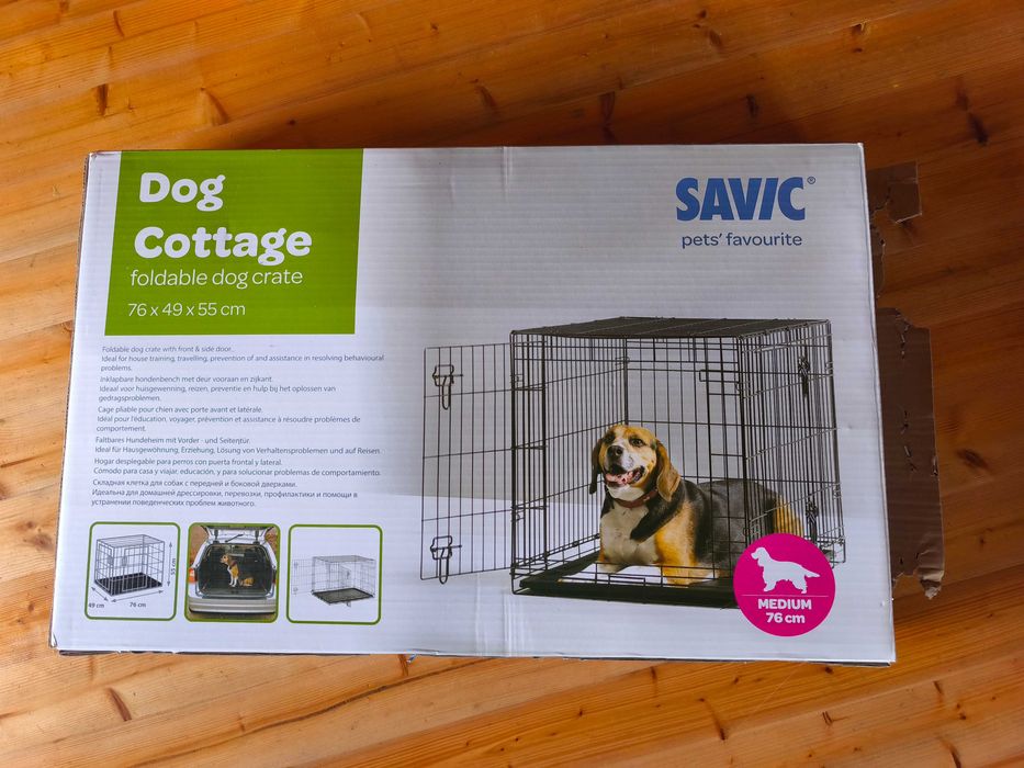 Jaula/Crate SAVIC - Transportadora para cão - Medium 76cm