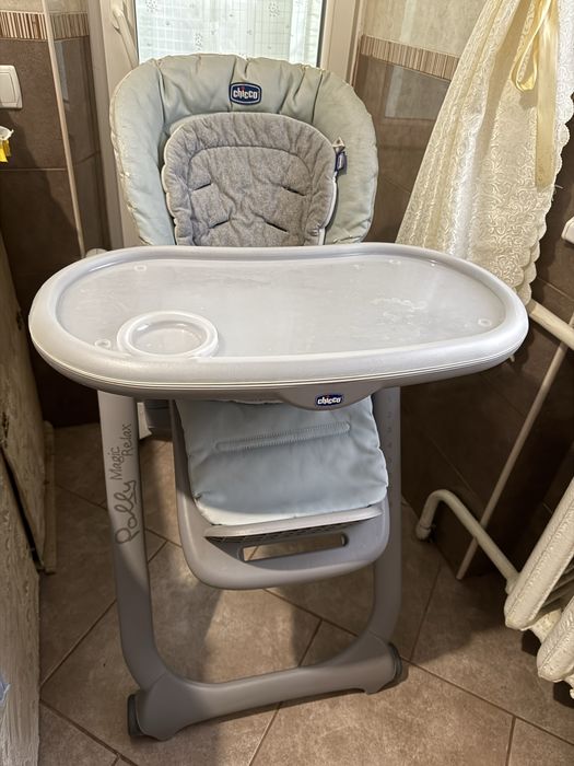 Стільчик для годування Chicco Polly Magic Relax Gray