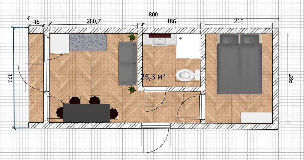 Продам модульний будинок на 26м2 (в наявності)