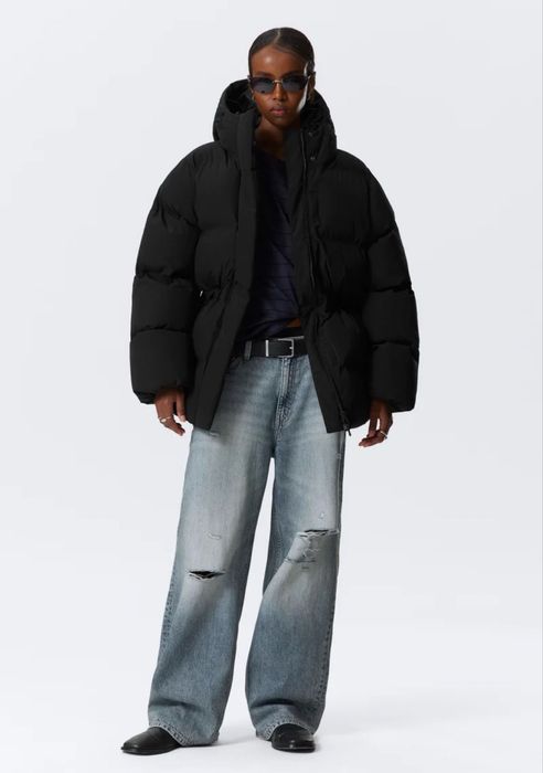 Weekday H&M преміум куртка пуховик пуф xs/s