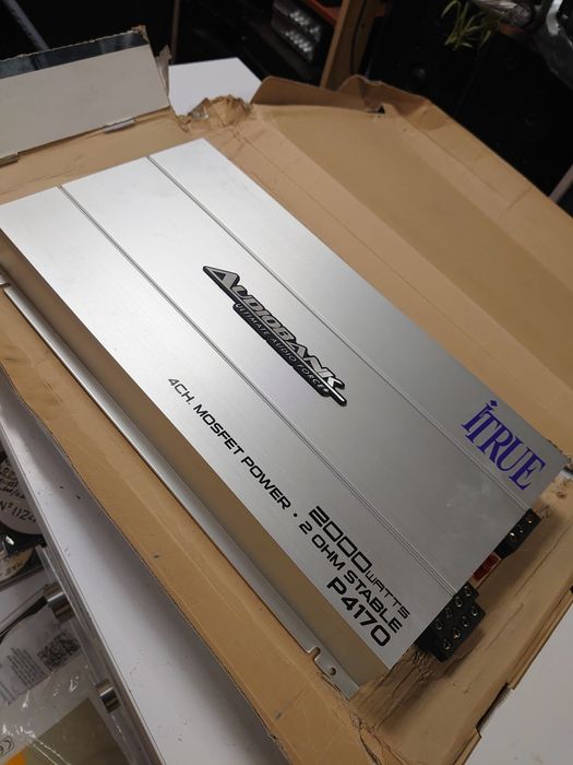 Мощный автомобильный усилитель Audio bank 4х170вт