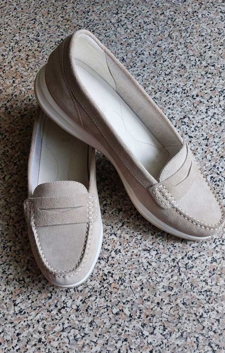 Замшеві мокасини - балетки GEOX р.41