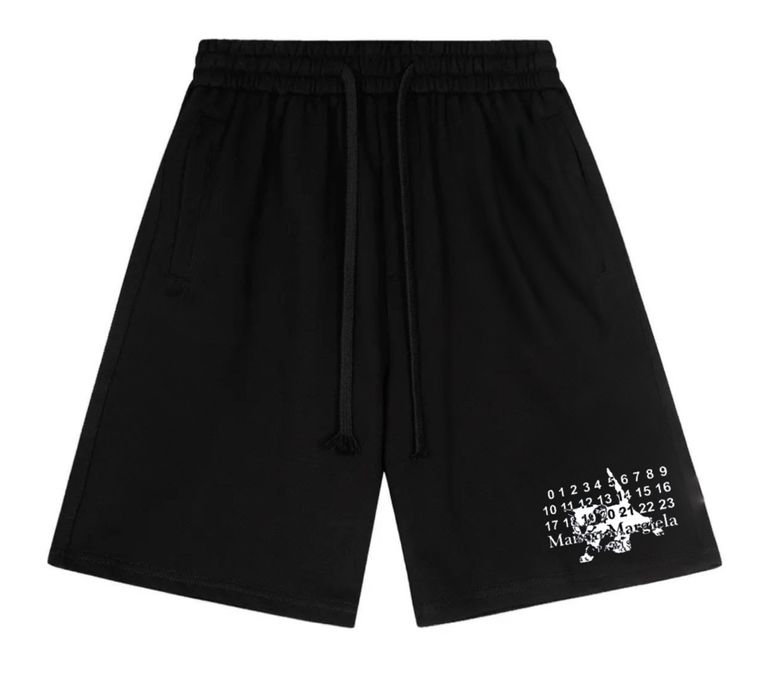Спортивные шорты Maison Margiela Paris Ligo черные мейсон марджела