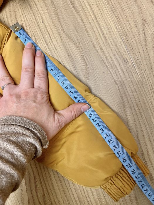 Kurtka zimowa Zara kaczy puch miś 86