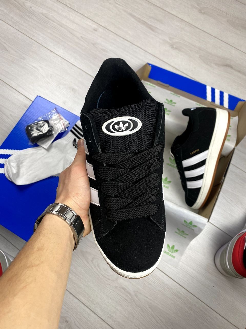 Adidas campus velcro sale
