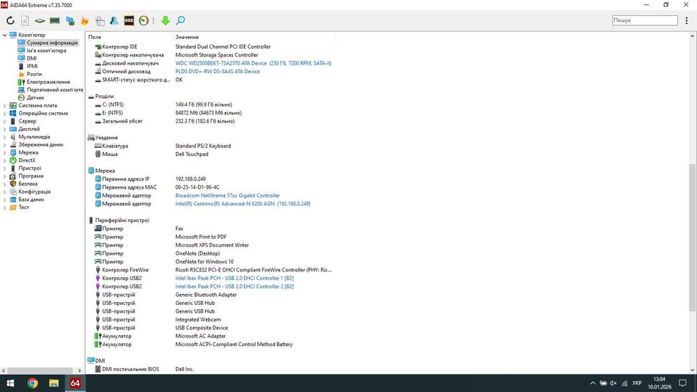 Ноутбук Dell Latitude (E5510)