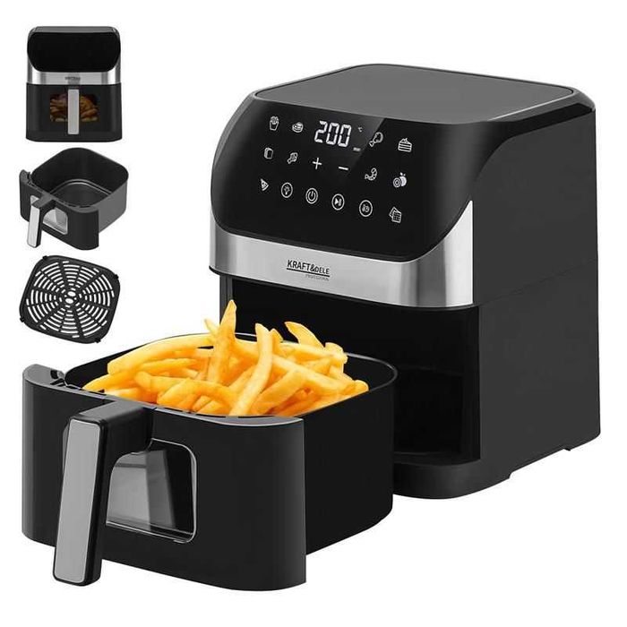 AIRFRYER Duża FRYTKOWNICA beztłuszczowa 6L LCD z wizjerem 2000W KD4108