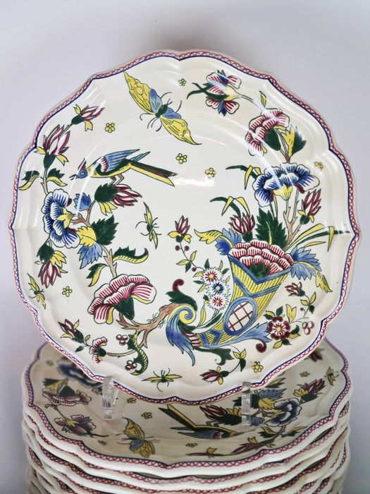 Serviço de jantar em faiança Gien