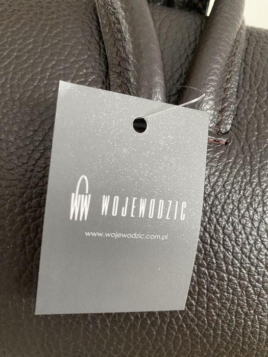 Torebka kopertówka Wojewodzic Pixie skóra brąz