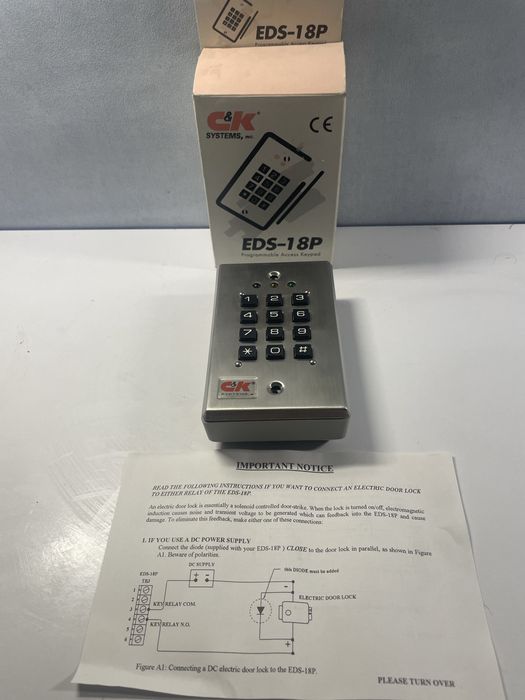 Кодова клавіатура C&K Systems EDS-18P