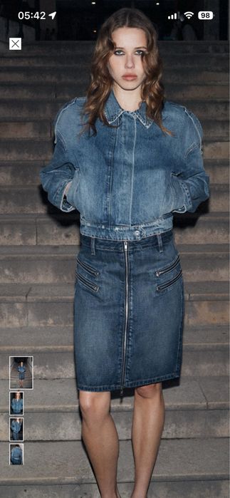 Kurta jeansowa Zara