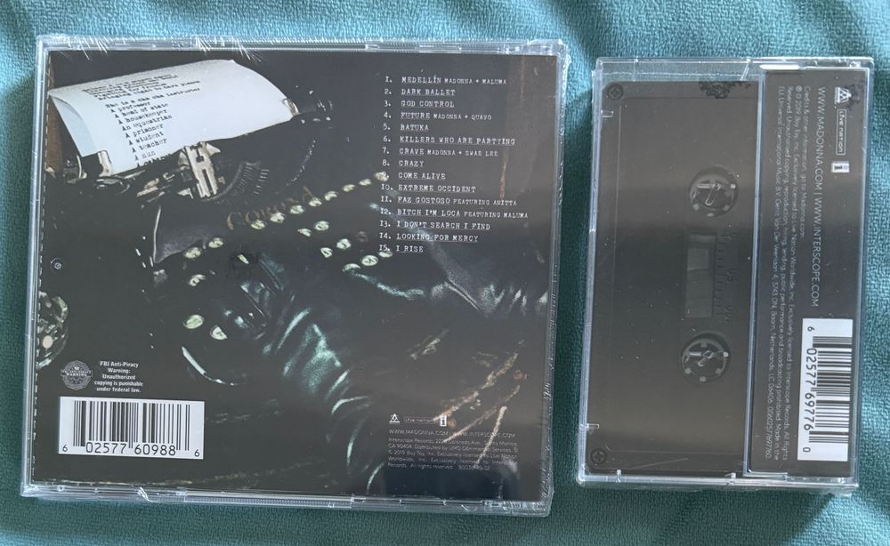 Madonna Lot Madame X (Cd album + MC Album) (SELADO)