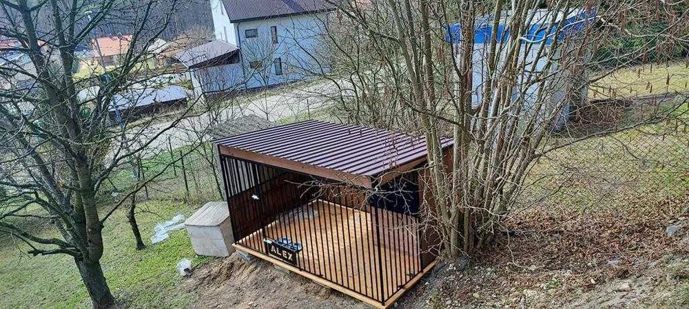 Kojec dla psa – metalowy na wymiar | Producent montaż transport gratis