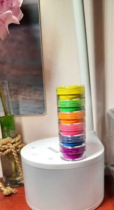 Набір неонових пігментів 6 шт