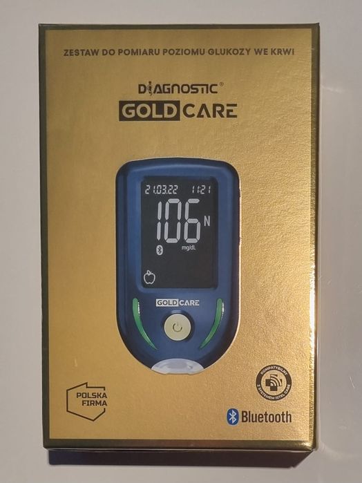 Nowy glukometr diagnostik gold care