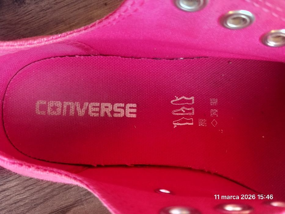 Niskie trampki Converse All Star 37,5 różowe 23cm  tenisówki