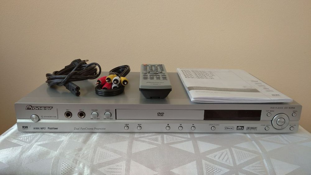 DVD проигрыватель Pioneer DV-595K караоке на 2 микрофона