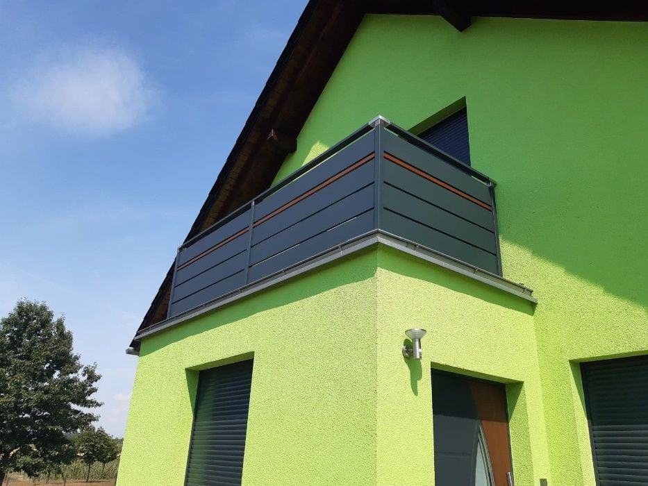 Balustrada SOLID Barierka Nowoczesna taras balkon montaż wysyłka kraj