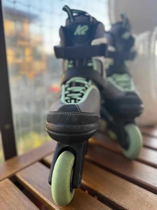 Rolki K2 Velocity Junior G - regulowane 32-37. Ochraniacze gratis.