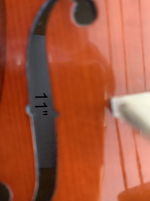 Viola de arco de 11 polegadas para iniciação