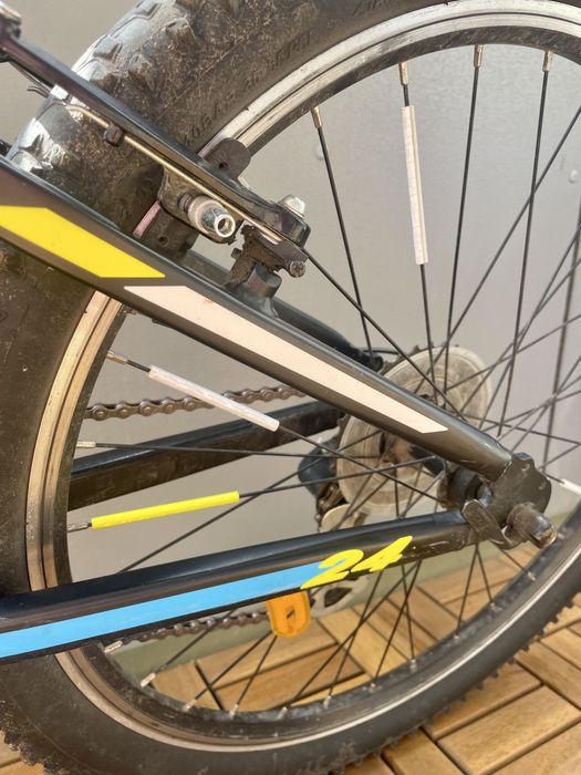Rower dzieciecy unibike raptor 24” rama 11”