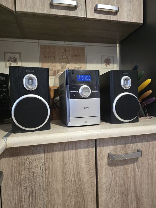 Mini wieża PHILIPS radio/cd/kaseta