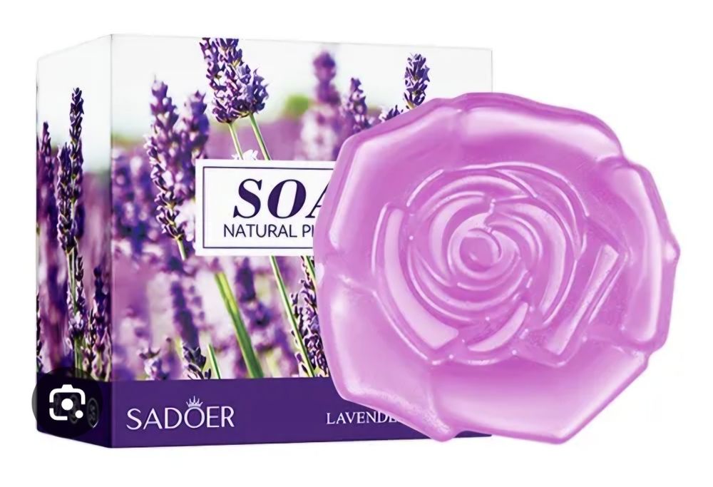 Mydło lawendowe w kształcie róży