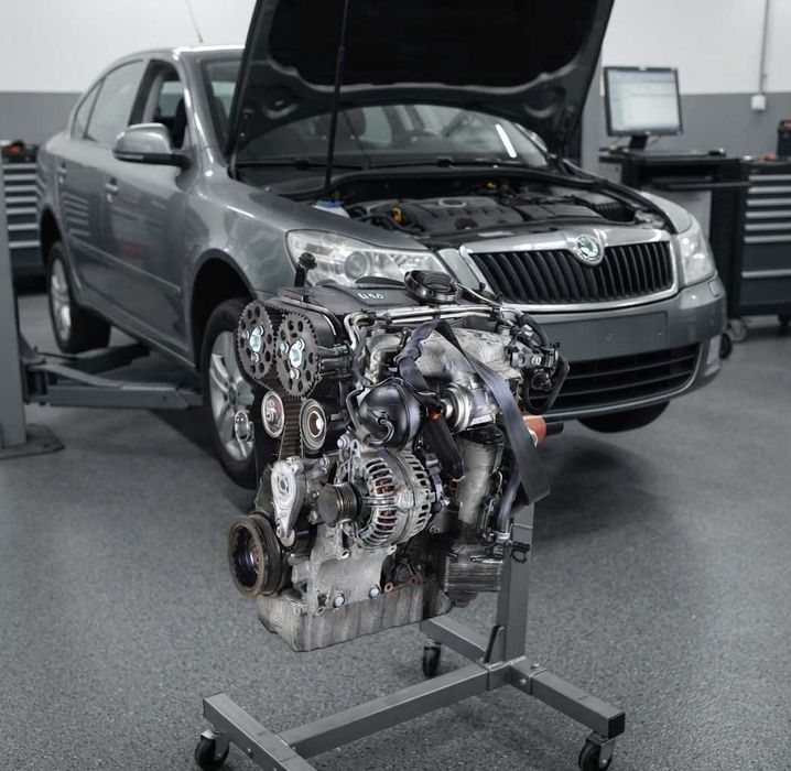 Kompletny silnik BKD 2.0 TDI 140km Vw Audi Skoda Seat Gwarancja