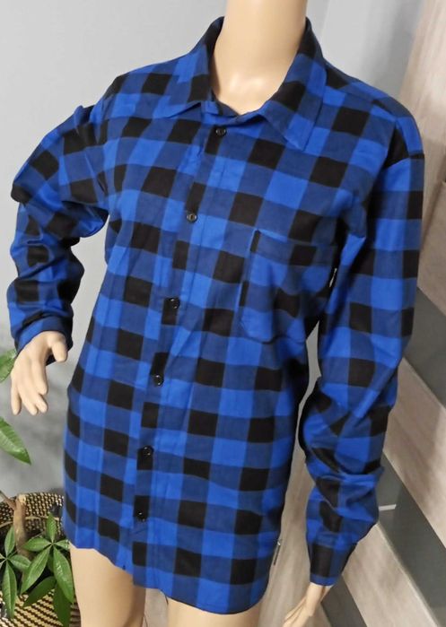 Koszula Flanelowa Bawełniana.