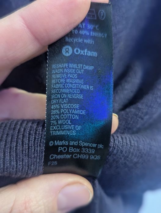 Kardigan z wełną Marks&Spencer r. 40