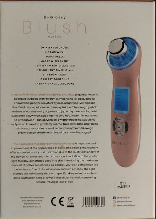 Urządzenie do Mezoterapii Bezigłowej BEAUTIFLY Mezoterapia B-Glossy Bl